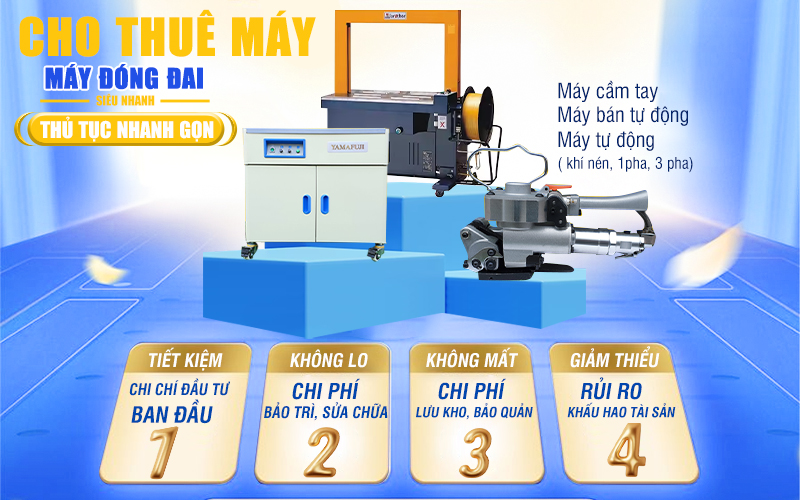 Lý do nên thuê máy đóng đai thay vì mua