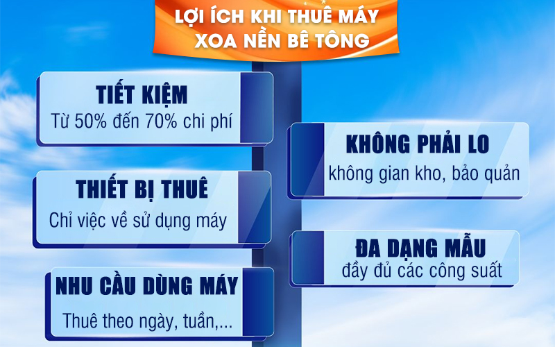 Lợi ích khi thuê máy xoa nền bê tông so với mua máy mới