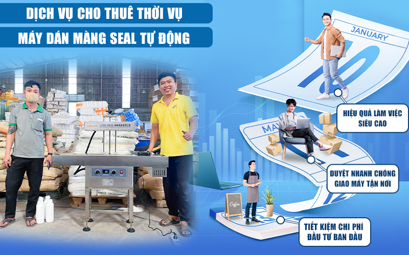 dịch vụ cho thuê máy seal màng tại Hải Minh