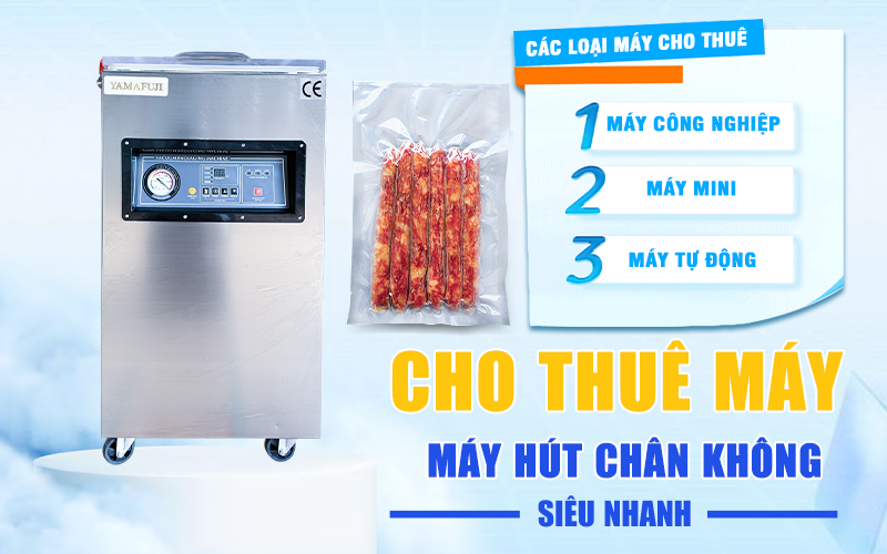 dịch vụ cho thuê máy hút chân không