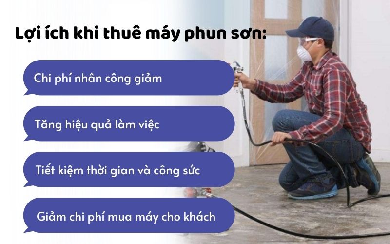Dịch vụ cho thuê máy phun sơn công nghiệp tại Bình Dương
