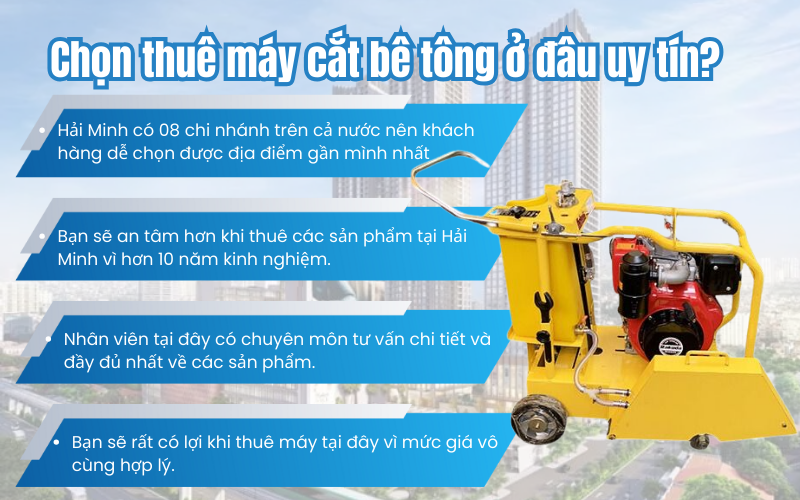 Chọn thuê máy cắt bê tông ở đâu uy tín?