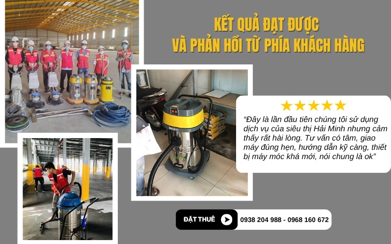 Kết quả đạt được và phản hồi từ phía khách hàng