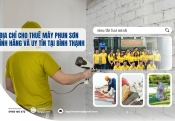 Địa chỉ thuê máy phun sơn uy tín tại Bình Thạnh, HCM