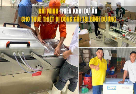 Hải Minh triển khai dự án cho thuê thiết bị đóng gói tại Bình Dương